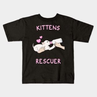 Kittens Rescuer Kids T-Shirt